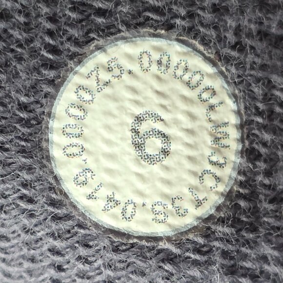 LULULEMON ( 6 ) Scuba Crew Stone Washed Lunar Rock W3CT3S - Picture 6 of 6